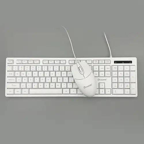 New Wired Gaming Keyboard and Mouse Combo for Windows, Full-Size Keyboard and Optical Mouse for PC Laptop Desktop KMC-109U